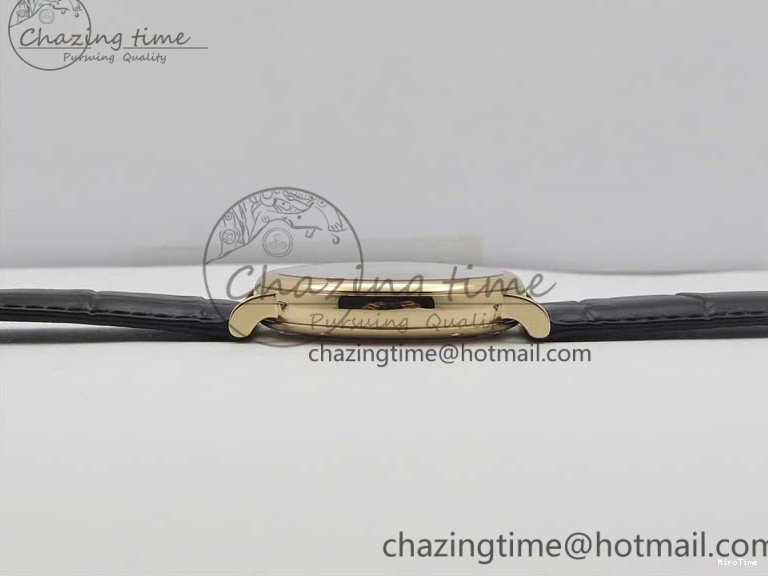 MIROTIME 0428 MoistureWicking Portofino Automatic RG IW356522 FKF 1:1 Best Edition Blue Dial on Black Croco Strap A 7109